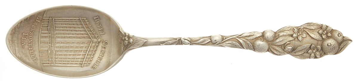 States & Cities Souvenir Spoons(Sterling) Florida Teaspoon by Watson-1