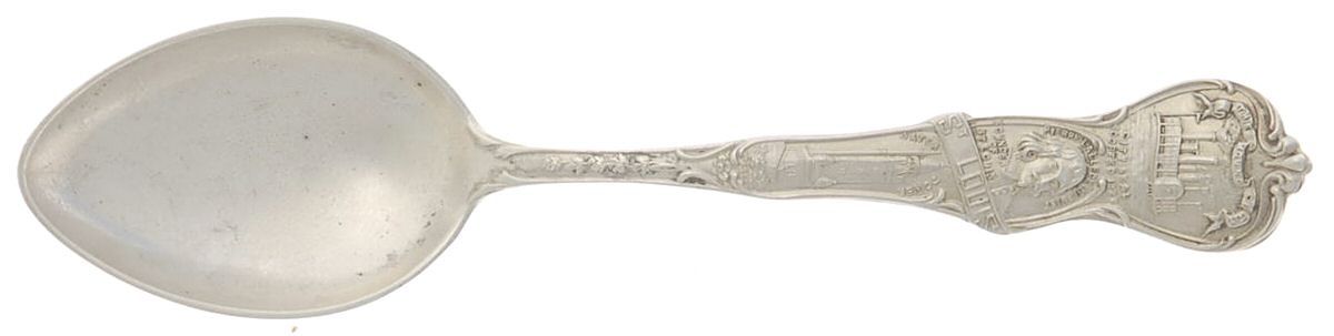 States & Cities Souvenir Spoons(Sterling) Missouri Demitasse Spoon by Watson-1