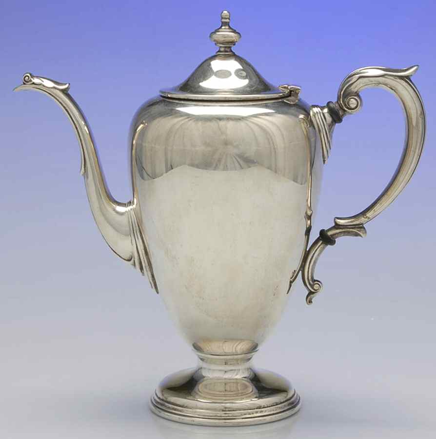 Windermere (Sterling, Hollowware) Coffee Pot by Wallace Silver-1
