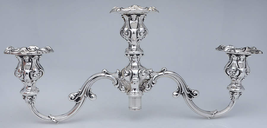 8318 (Silverplate, Hollowware) 3 Light Candelabra Branch by Wallace Silver-1