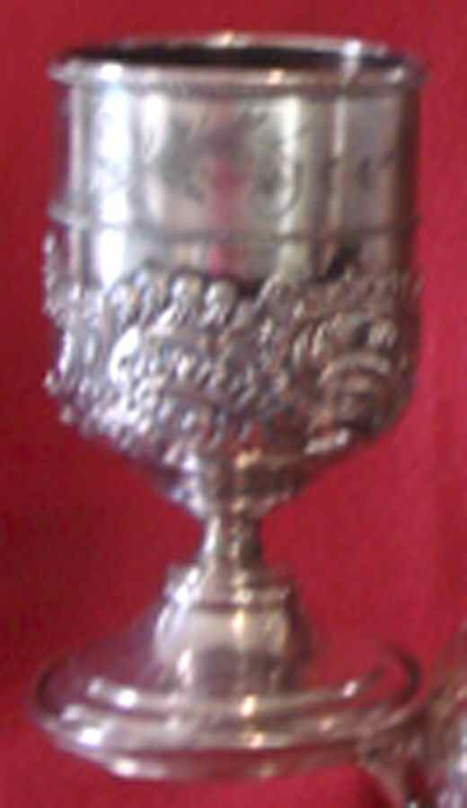 WIV1 (Silverplate, Hollowware) Water Goblet by Wilcox Silverplate-1