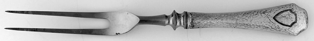 WSC67 (Sterling) Small Steak Carving Fork with Stainless Prongs by Webster Co-1