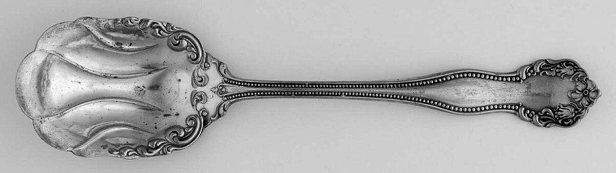 WHR3 (Silverplate) Sugar Shell Spoon by Wm H Rogers-1