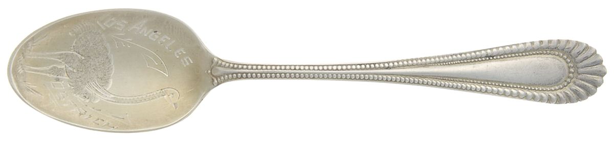 States & Cities Souvenir Spoons(Sterling) California Five O'Clock Spoon by Wallace Silver-1