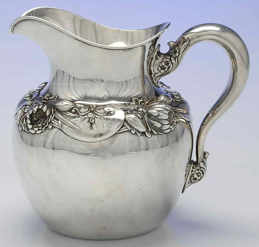 6071 (Sterling, Hollowware) 64 Oz Water Pitcher by Whiting Manf Co-1