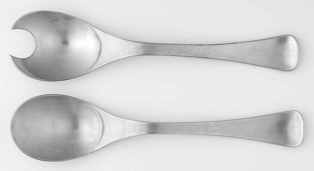 WIS19 (Stainless) (2 Pc) Solid Salad Set by Wilkens-1