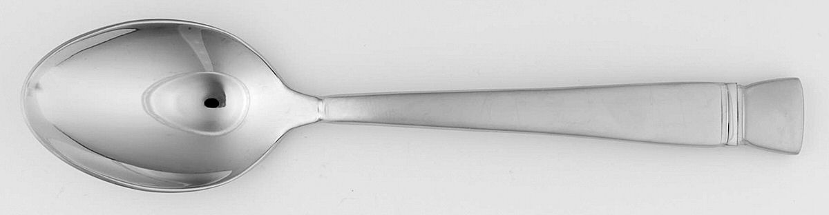 Cabochon-Satin (Stainless) Place/Oval Soup Spoon by Wedgwood Silver-1