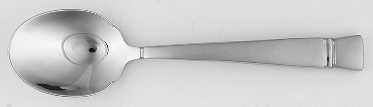 Cabochon-Satin (Stainless) Sugar Spoon by Wedgwood Silver-1