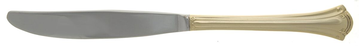Gold Resplendence (Gold Electroplate) Modern Solid Knife by Wallace Silver-1