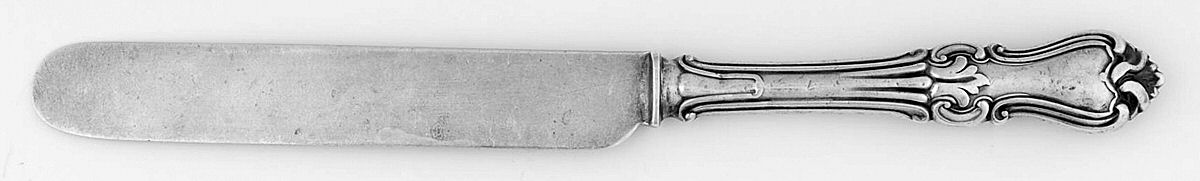 WGO5 (Coin) Dessert/Tea Knife Hollow Handle Sterling Blade by William Gale & Son-3