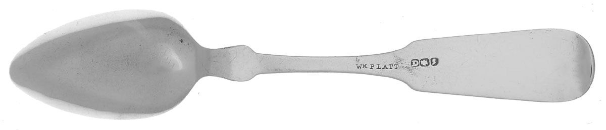 Coin Silver Flatware Teaspoon by William Platt-2