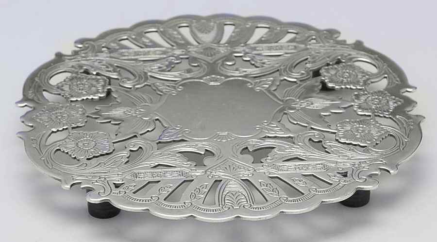 C7321 (Silverplate, Hollowware) Trivet by Wallace Silver-1