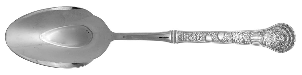 Turkey (Stainless) Solid Serving Spoon by Wallace Silver-1