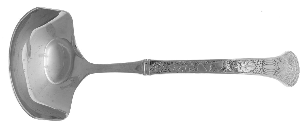 Turkey (Stainless) Solid Gravy Ladle by Wallace Silver-1