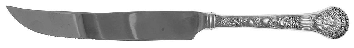 Turkey (Stainless) Large Solid Roast Carving Knife by Wallace Silver-1
