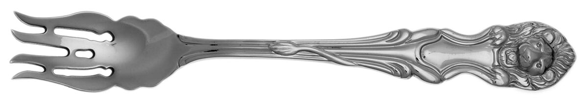 Lion (Stainless) Dessert Fork HC by Wallace Silver-1