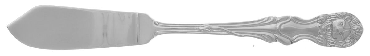 Lion (Stainless) Flat Handle Master Butter Knife by Wallace Silver-1