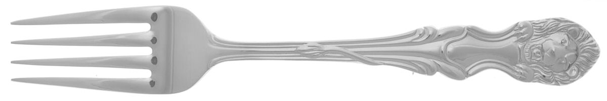 Lion (Stainless) Individual Salad Fork by Wallace Silver-1