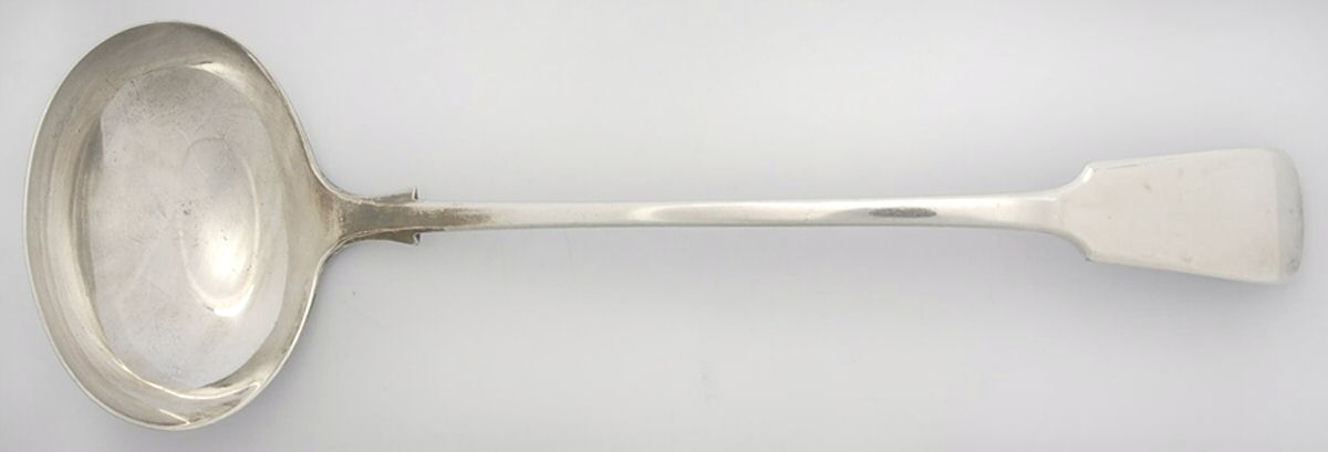 WBG1 (Silverplate) Solid Soup Ladle by William Briggs & Co-1