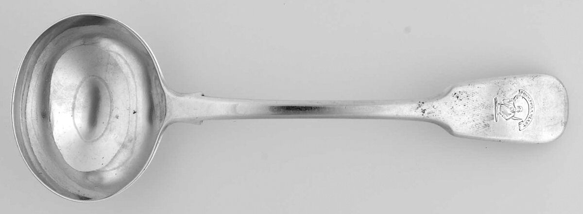 WCW2 (Sterling) Solid Gravy Ladle by William Chawner II-1