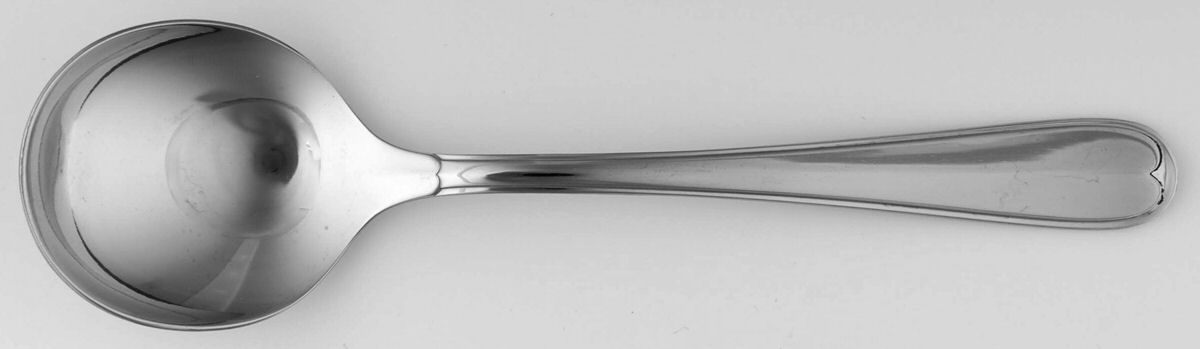 WMF163 (Stainless) Round Bowl Soup Spoon (Cream Soup) by WMF Flatware-1