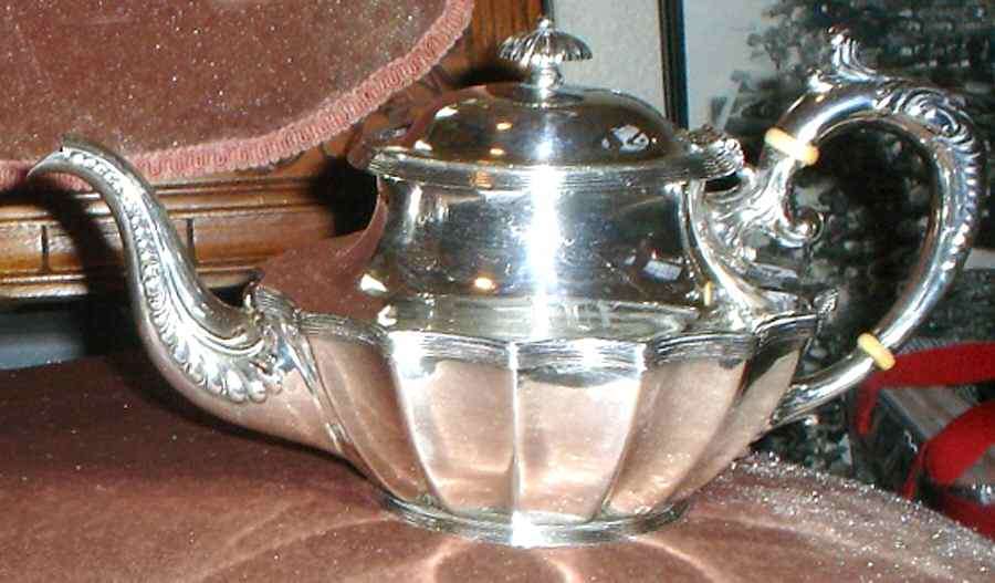 1258 (Sterling, Hollowware) Teapot by Whiting Manf Co-1