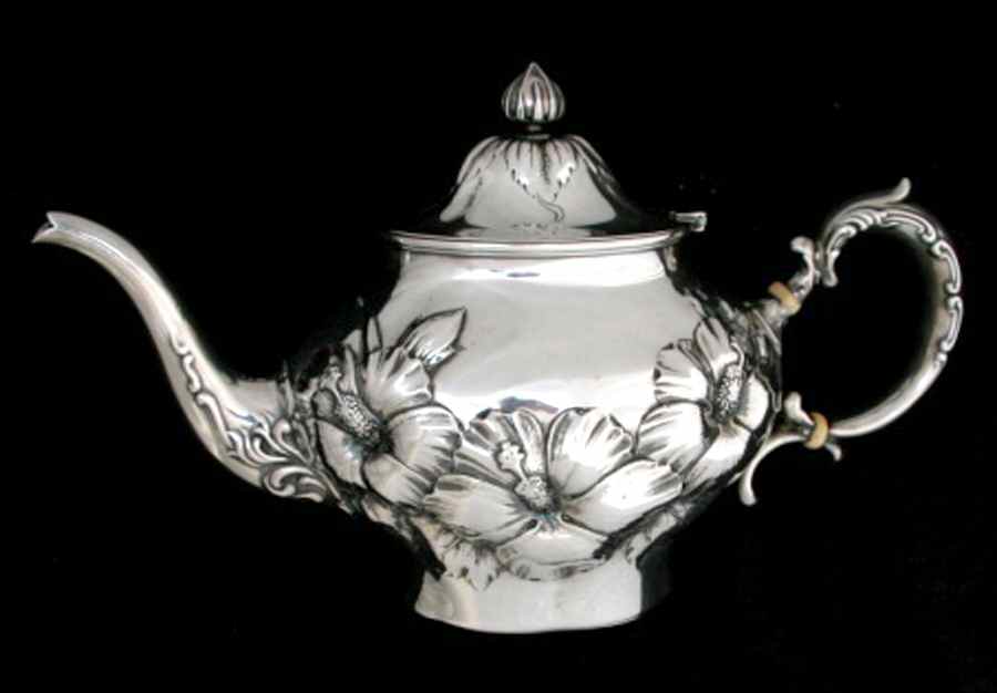 6545 (Sterling, Hollowware) Teapot by Whiting Manf Co-1