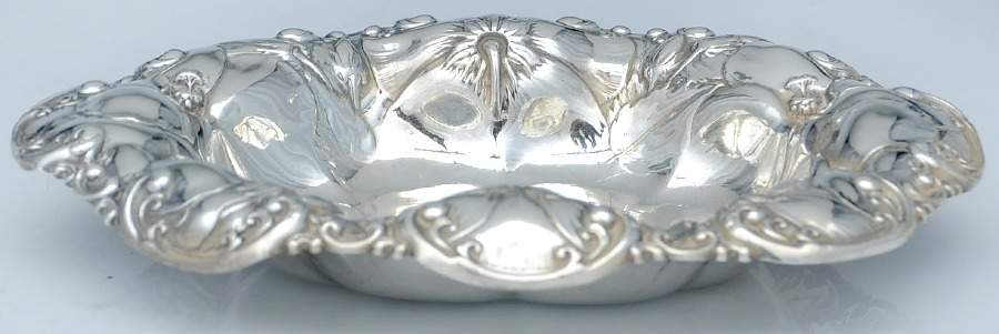 6545 (Sterling, Hollowware) 7" Bon Bon Bowl by Whiting Manf Co-1