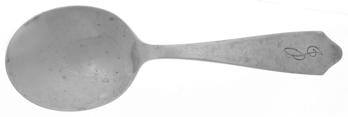 100 (Sterling) Spoon-Baby/Straight Handle by Wallace Silver-1