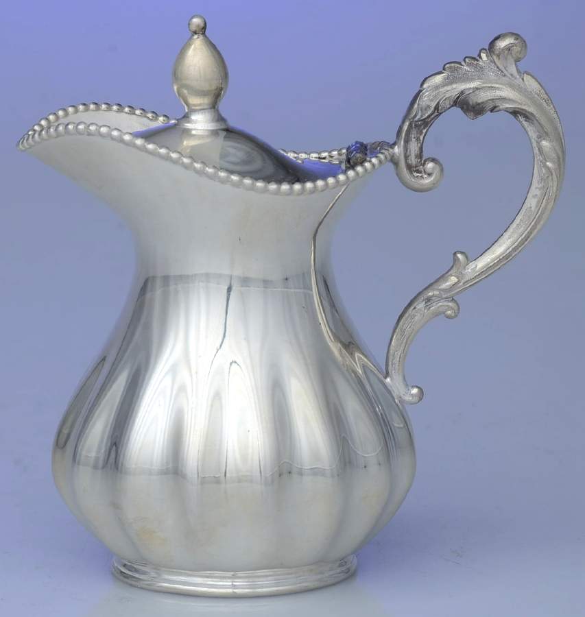 1189 (Silverplate, Hollowware) Creamer & Hinged Lid by Wilcox Silverplate-1