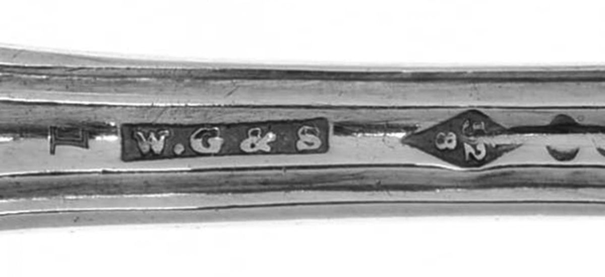 WGO7 (COIN) Dessert/Oval Soup Spoon by William Gale & Son-5