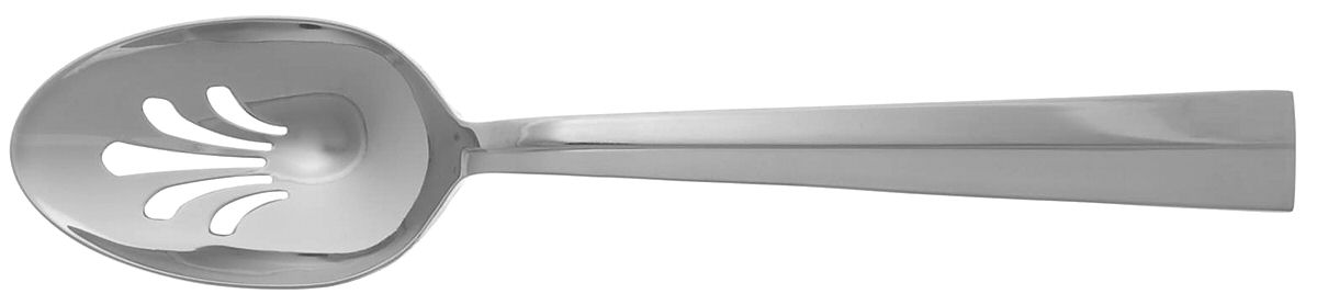 Loft Frost(Stainless) Pierced Tablespoon (Serving Spoon) by Wallace Silver-1