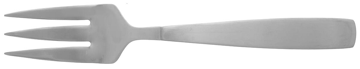 Oxford (Stainless) Medium Solid Cold Meat Serving Fork by Wallace Silver-1
