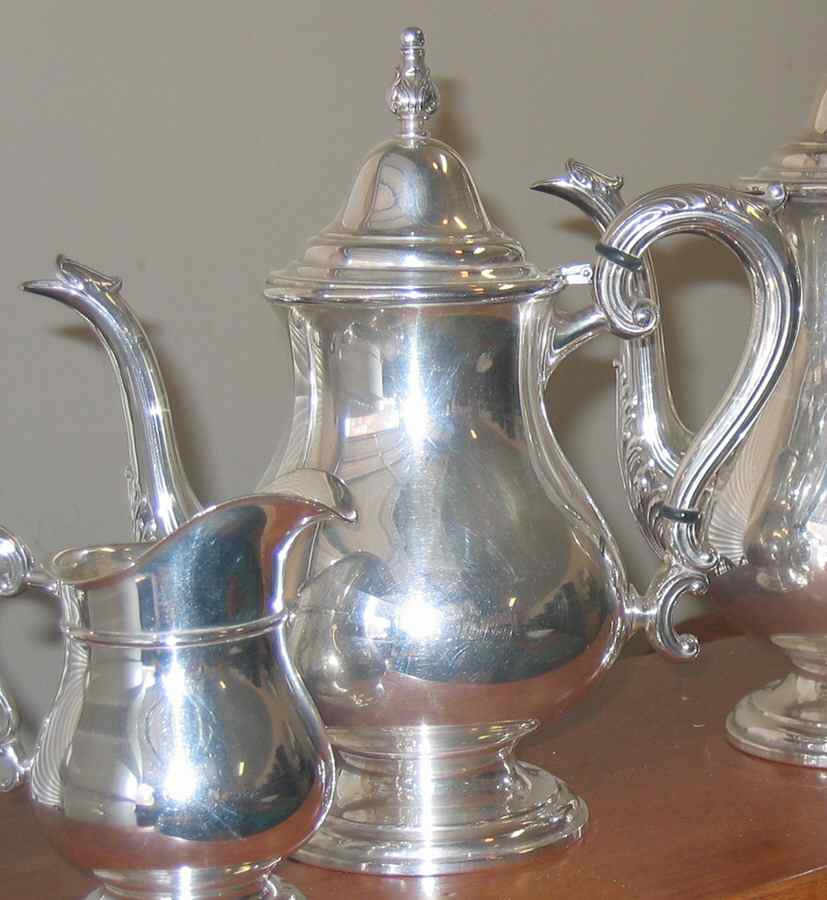 Amherst (Sterling, Hollowware) Teapot by Wallace Silver-1
