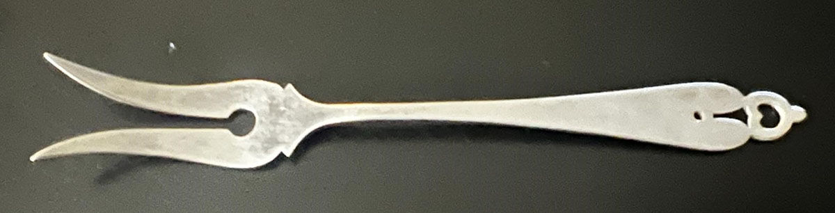 Pierced Handle Series (Sterling) Lemon Fork by Webster Co-1