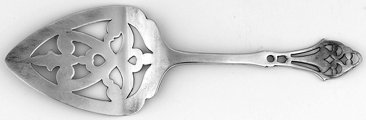 Pierced Handle Series (Sterling) Solid Petite Server by Webster Co-1