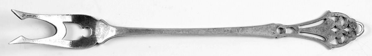 Pierced Handle Series (Sterling) Olive Fork by Webster Co-1
