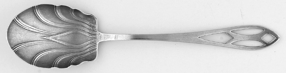 Pierced Handle Series (Sterling) Ice Cream Spoon Individual by Webster Co-1
