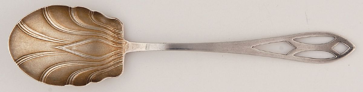 Pierced Handle Series (Sterling) Ice Cream Spoon Individual by Webster Co-1
