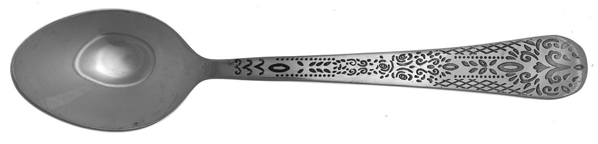 Henna (Stainless) Place/Oval Soup Spoon by World Market-1