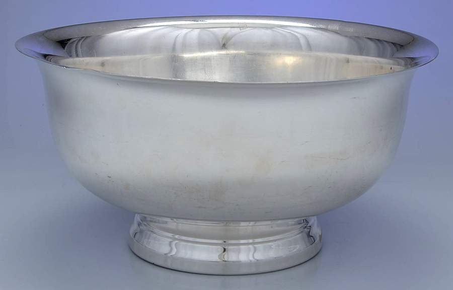 H22514 (Silverplate, Hollowware) Punch Bowl by Wallace Silver-1