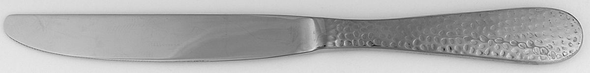 Hammered (Stainless) Modern Solid Knife by Wallace Silver-1