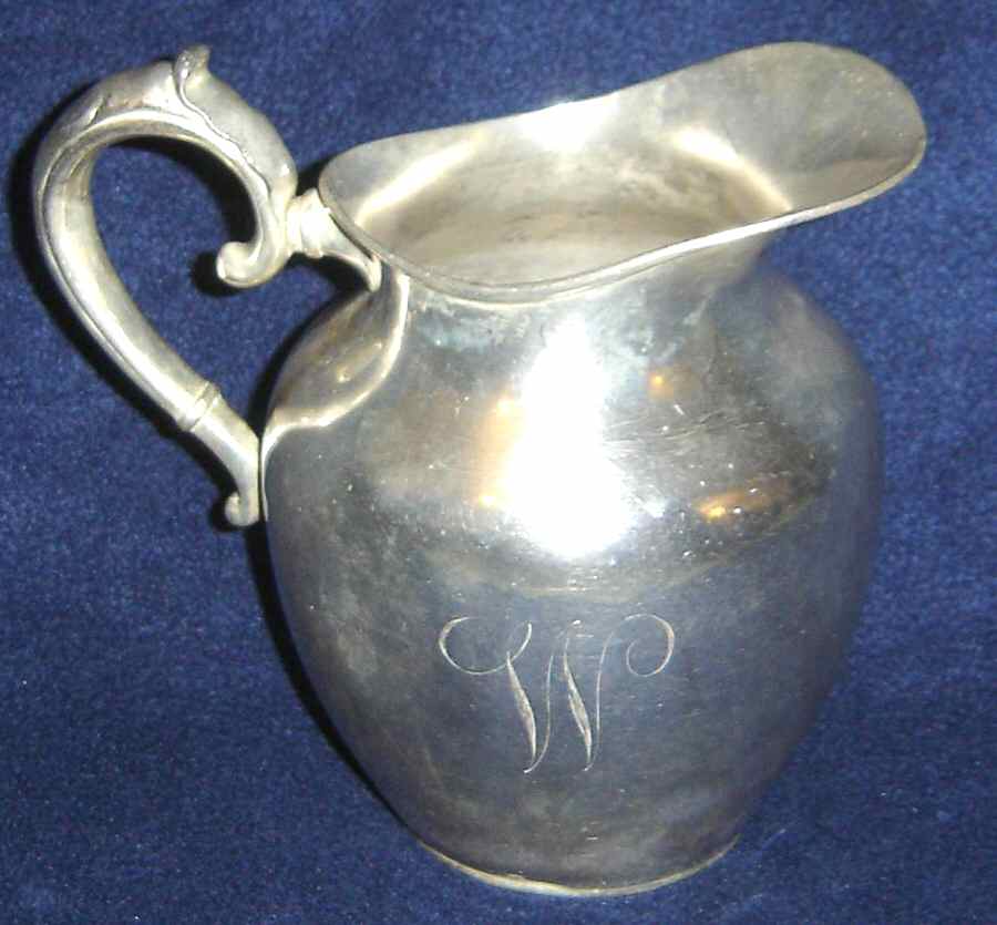 V53 (Silverplate, Hollowware) Silverplate Water Pitcher by Wallace Silver-1