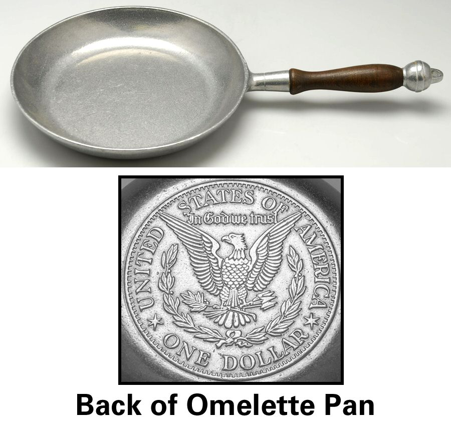 Decorative Pans (Armetale, Hollowware) 10" Omelette Pan by Wilton Armetale-1