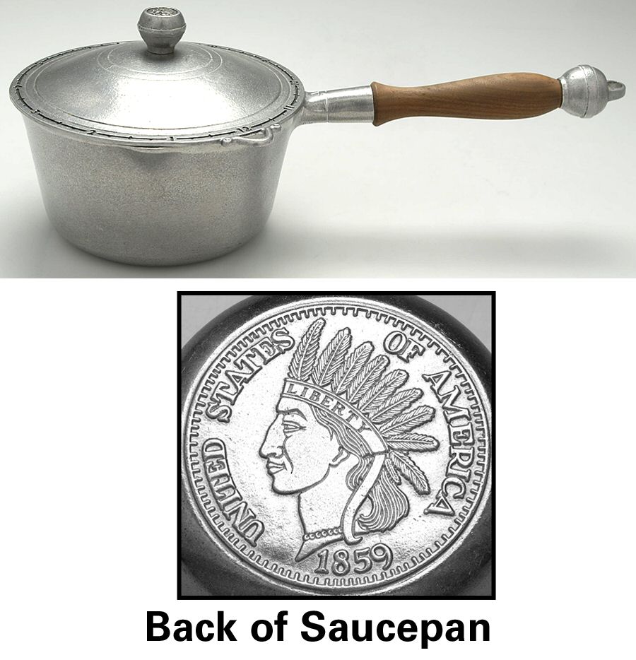 Decorative Pans (Armetale, Hollowware) 1.5 Qt Saucepan W/Lid by Wilton Armetale-1