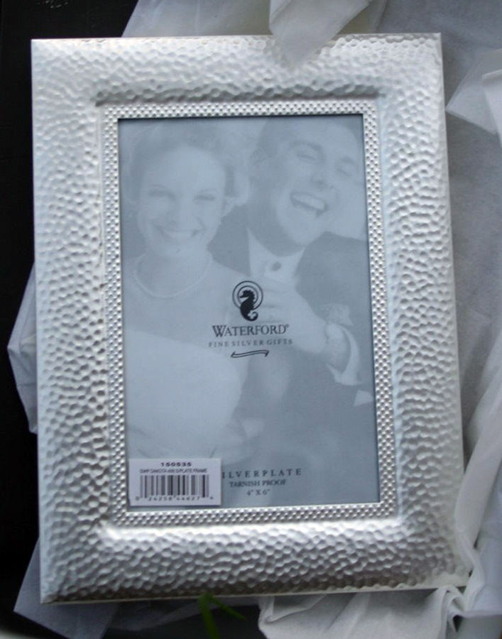 Dakota (Silverplate) Frame-Holds 4" X 6" by Waterford-1
