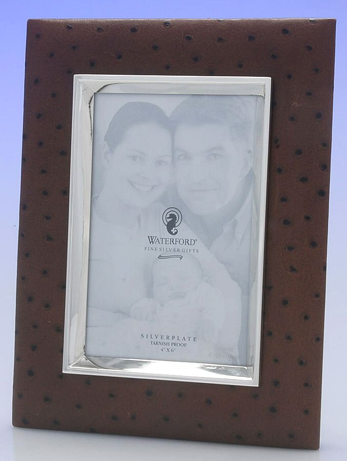 Dakota (Silverplate) Frame-Holds 4" X 6" by Waterford-1