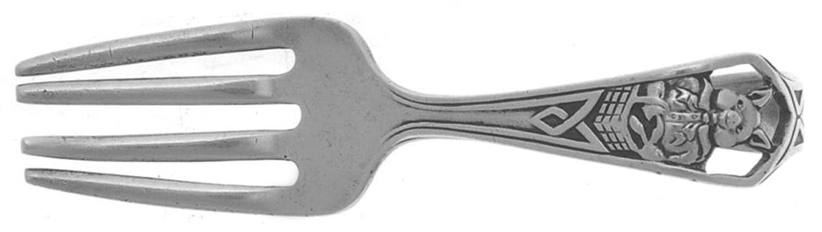 WSCWSC73 (Sterling) Curved Handle Baby Fork by Webster Co-1