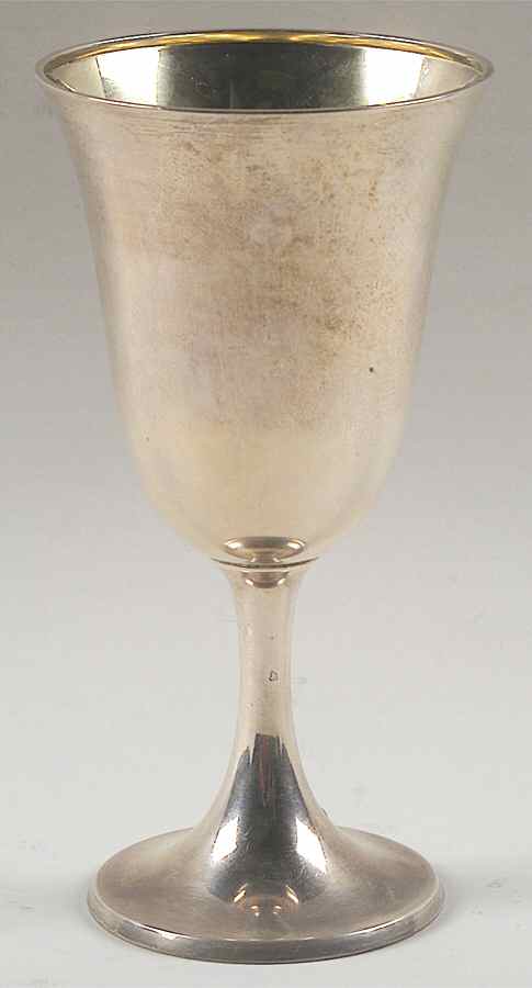 1693 (Sterling, Hollowware) Water Goblet by Whiting Manf Co-1