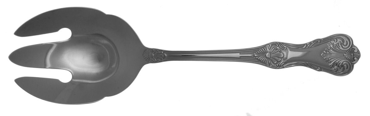 Hotel Lux (Stainless) Solid Serving Fork by Wallace Silver-1